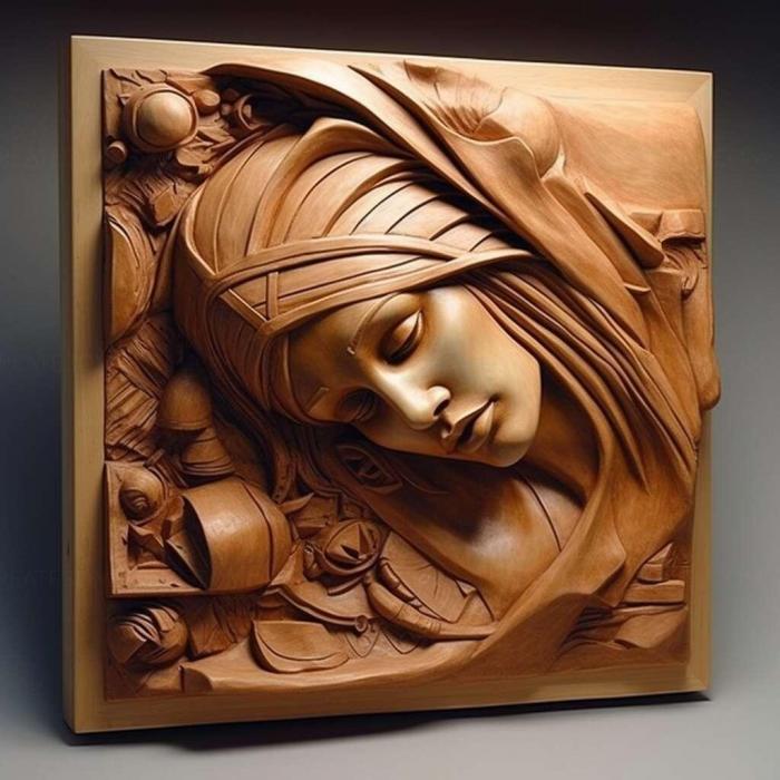 نموذج ثلاثي الأبعاد لآلة CNC 3D Art 